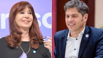 Cristina Kirchner y Axel Kicillof