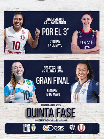 Programación de la final vuelta