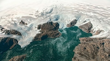 La capa de hielo de