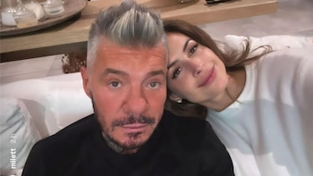 La pareja sorprendió a todos
