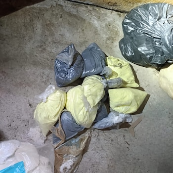 Sustancias halladas por los agentes
