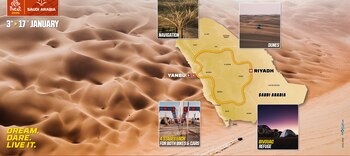 Así será el Dakar 2026