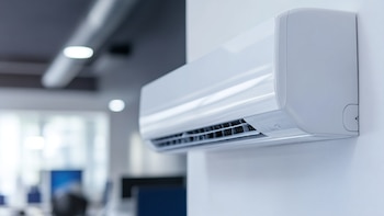 Aire acondicionado en la oficina,
