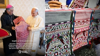 Tradición andina en el Vaticano: